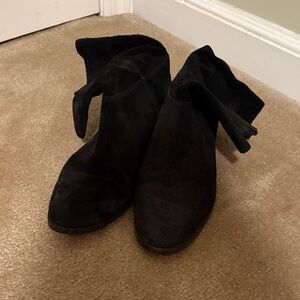 J. Crew Black Suede Ankle Booties